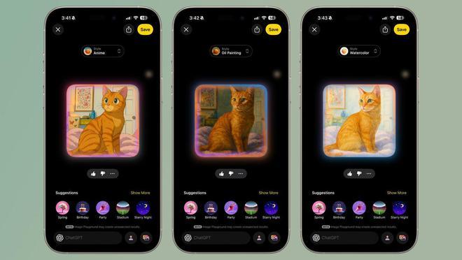 iOS 26新功能曝光:Image Playground集成ChatGPT风格