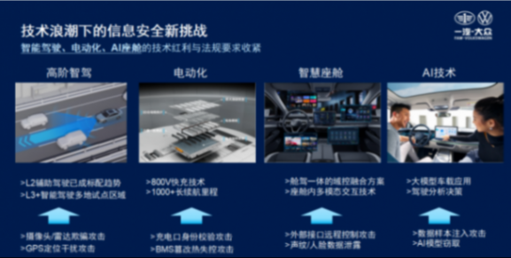 一汽大众：智能网联汽车的信息安全攻防之道